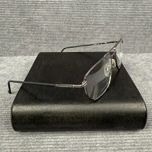 Rodenstock R 2464 B 145 Eyeglass Frames Gunmetal Titanium Aviator Italy 57-17